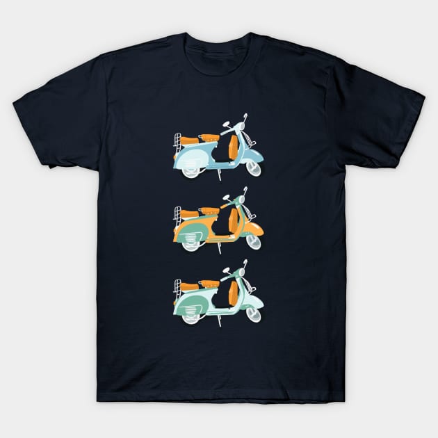 Italian motorbike T-Shirt by Valeria Frustaci 